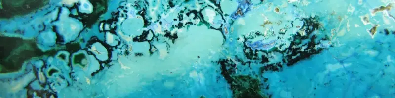 Raw chrysocolla stone