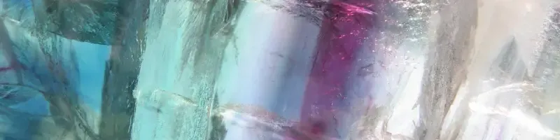 Raw fluorite crystal