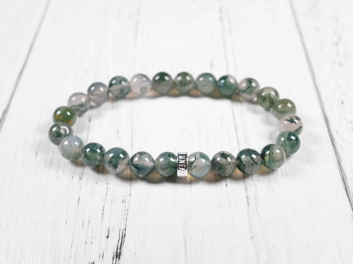 Moss agate jewelry by Unearthed Gemstones