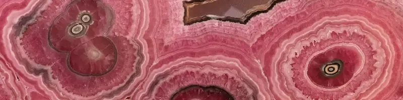 Raw rhodochrosite stone
