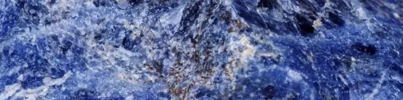 Raw sodalite stone
